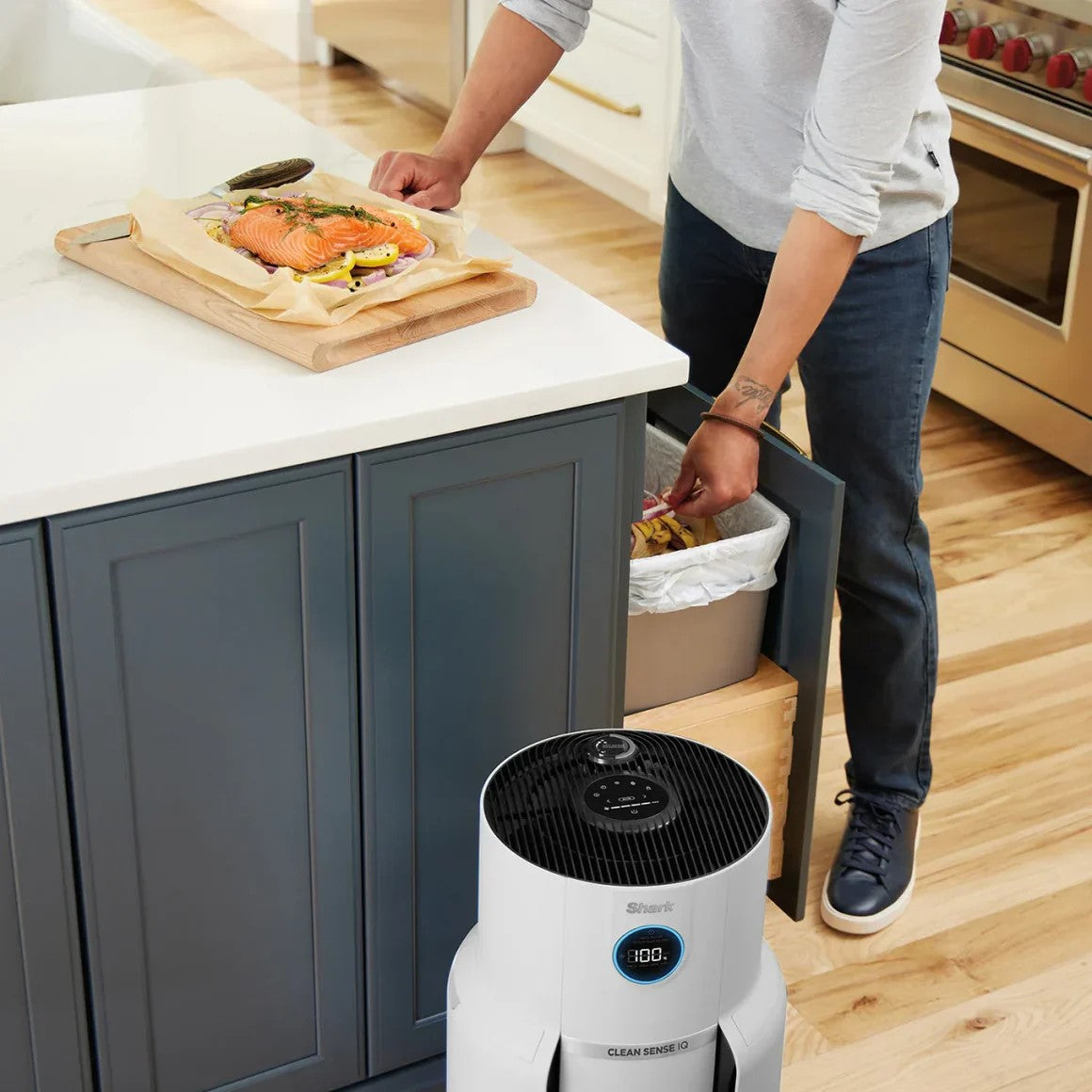 SHARK NEVERCHANGE5 CLEANSENSE IQ HAVA TEMİZLEYİCİSİ MAX BEYAZ