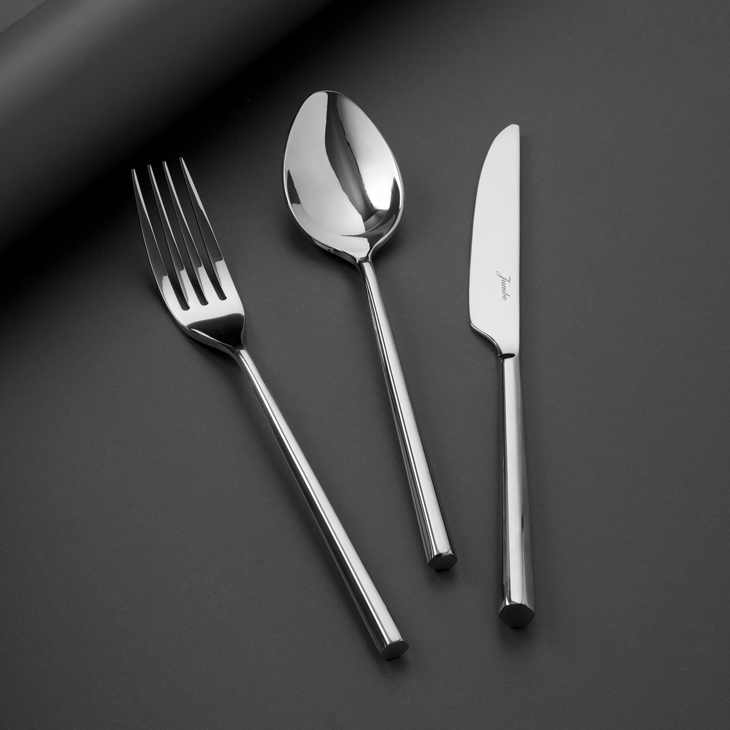 Jumbo 1001 84 Parça 12 Kişilik Çatal Kaşık Bıçak Takımı