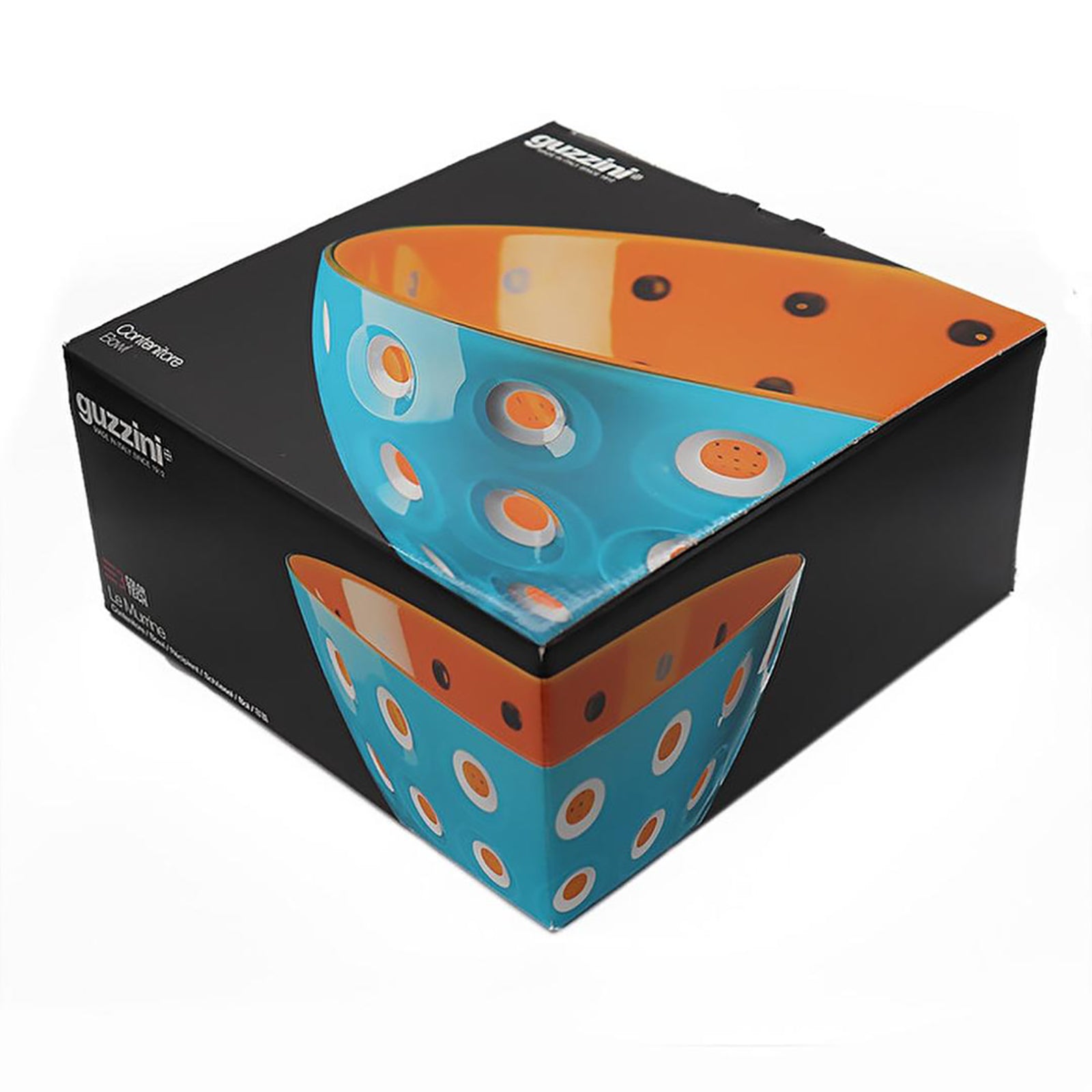 GUZZINI LE MURRINE KASE MAVİ TURUNCU 25 CM