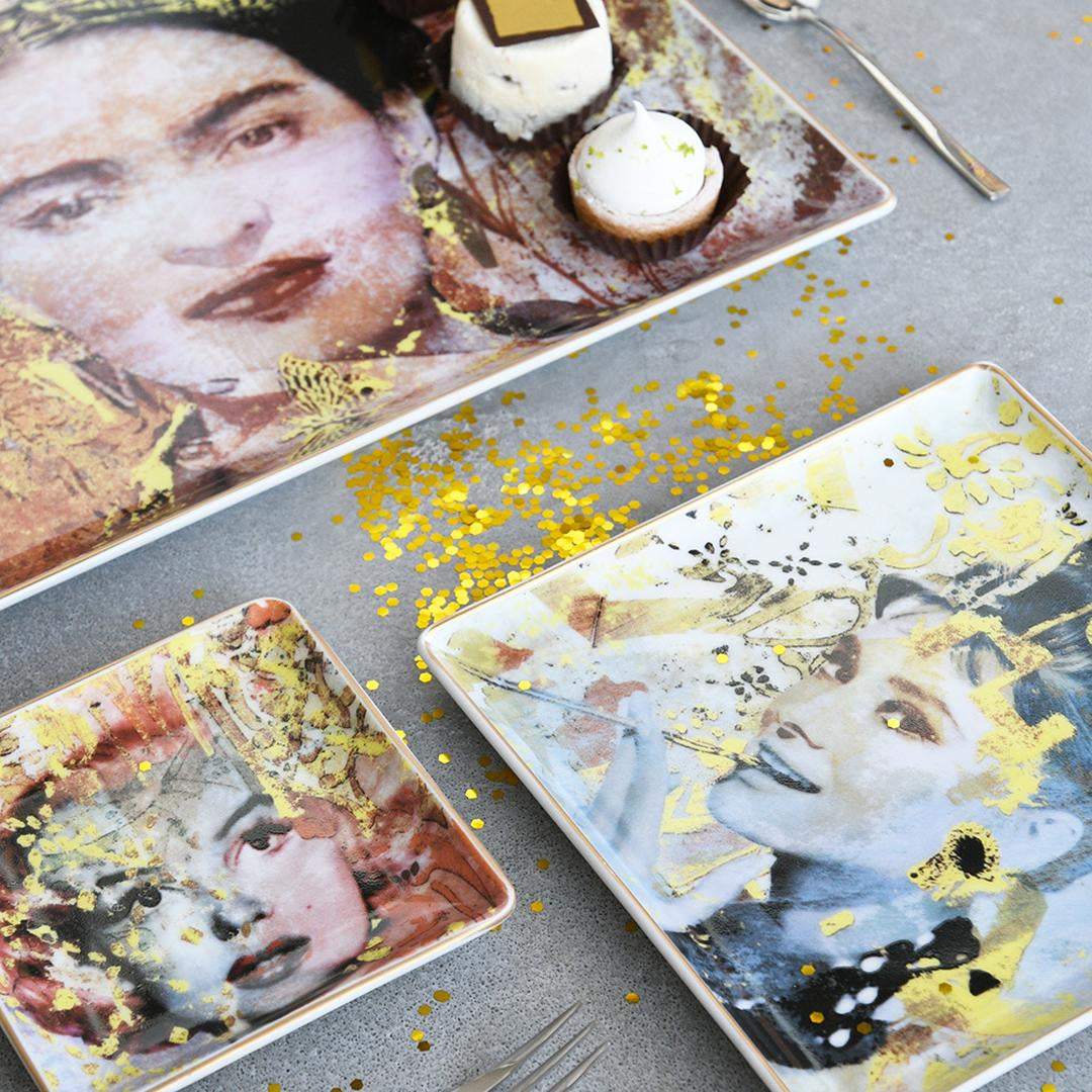 Baci Milano Memories Kare Tepsi 11x11 cm Marilyn