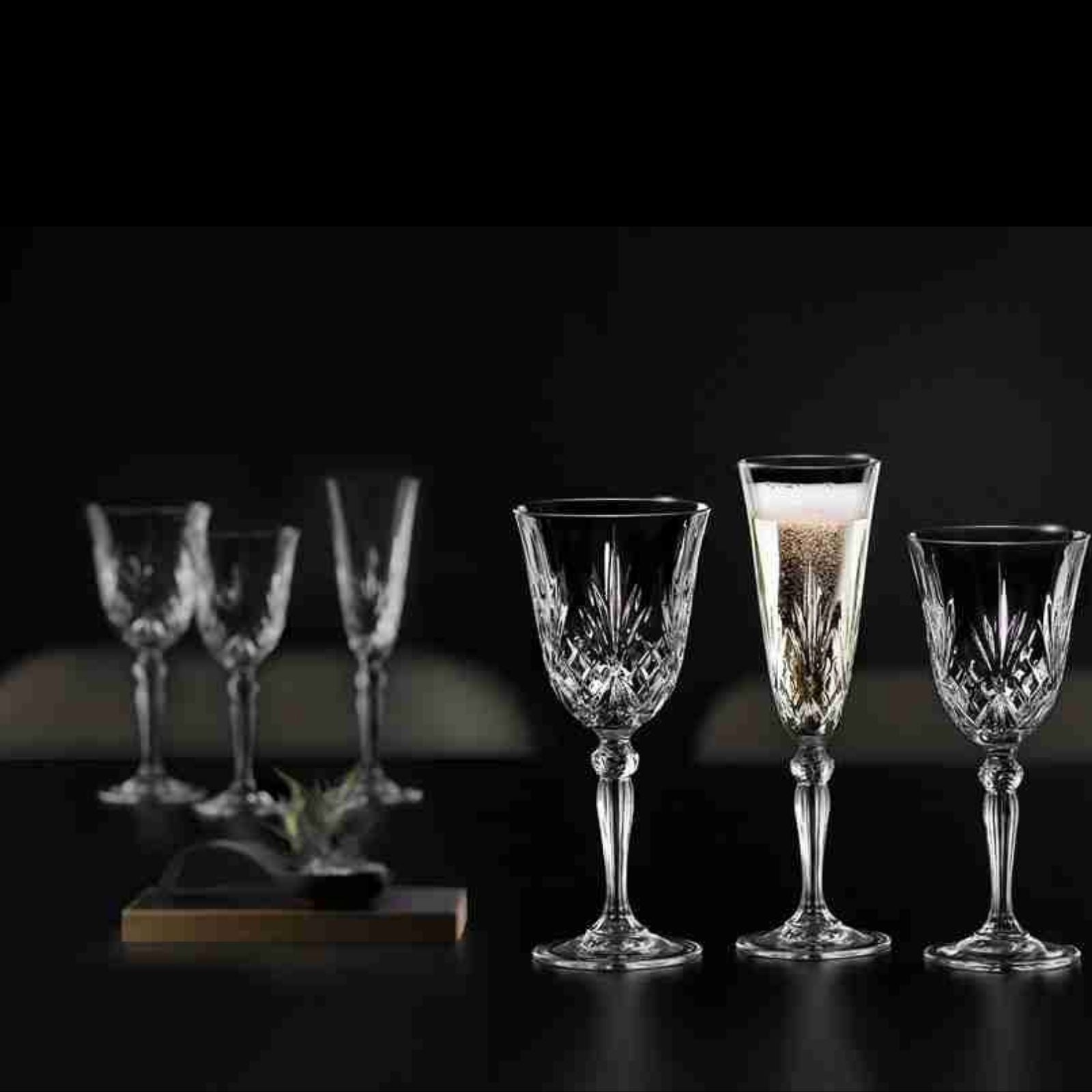 Rcr Melodia 6'lı Büyük Kadeh Takımı