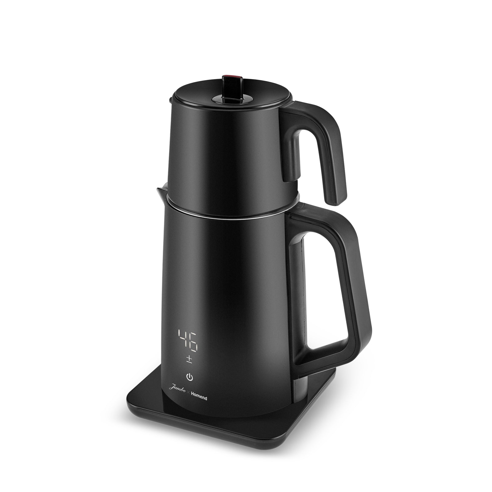 Jumbo x Homend Royaltea Cooltouch 1792H Dokunmatik Çift Duvarlı Paslanmaz Çelik Konuşan Çay Makinesi Wifi ile Kontrol