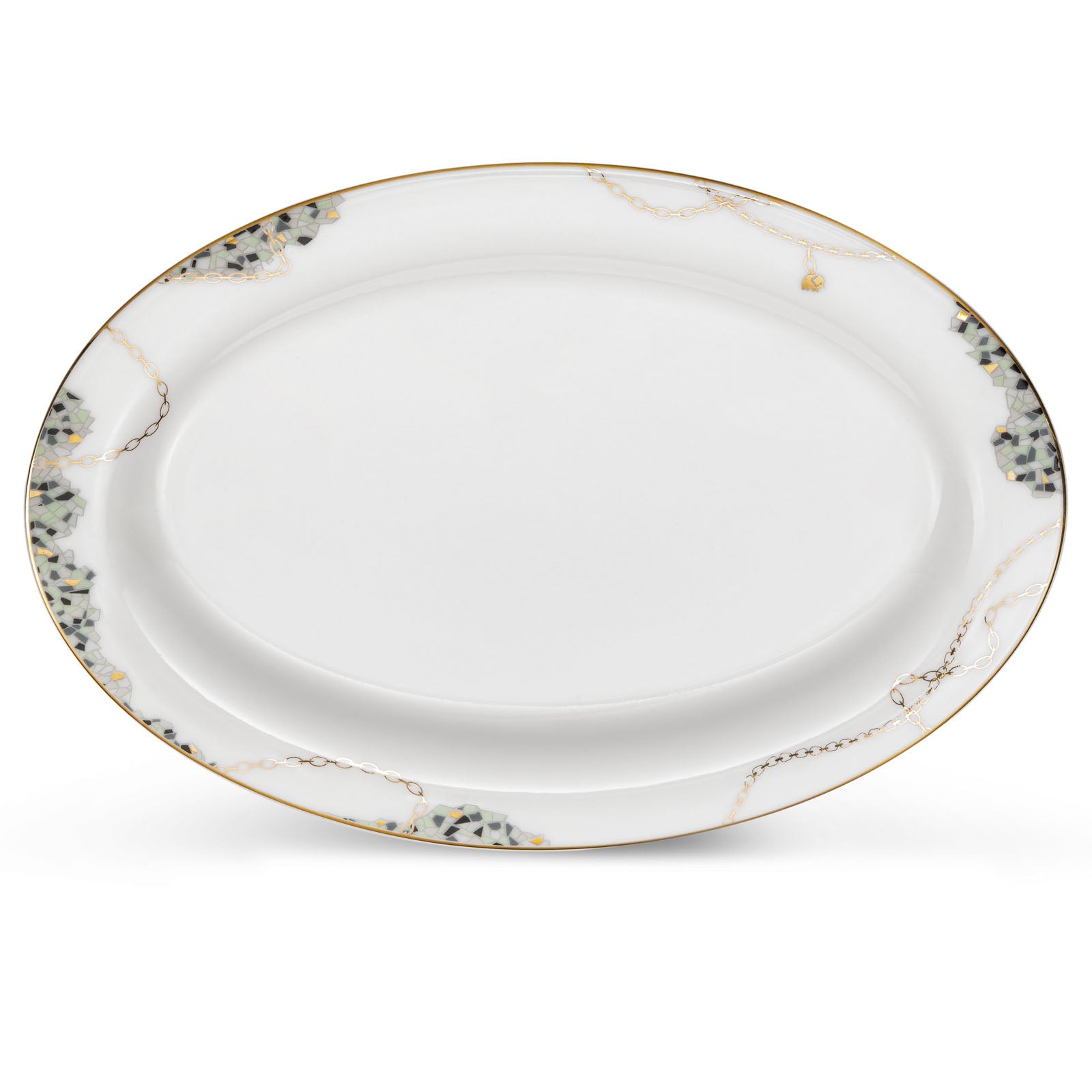 Jumbo Janti Gri 60 Parça 12 Kişilik Yemek Takımı