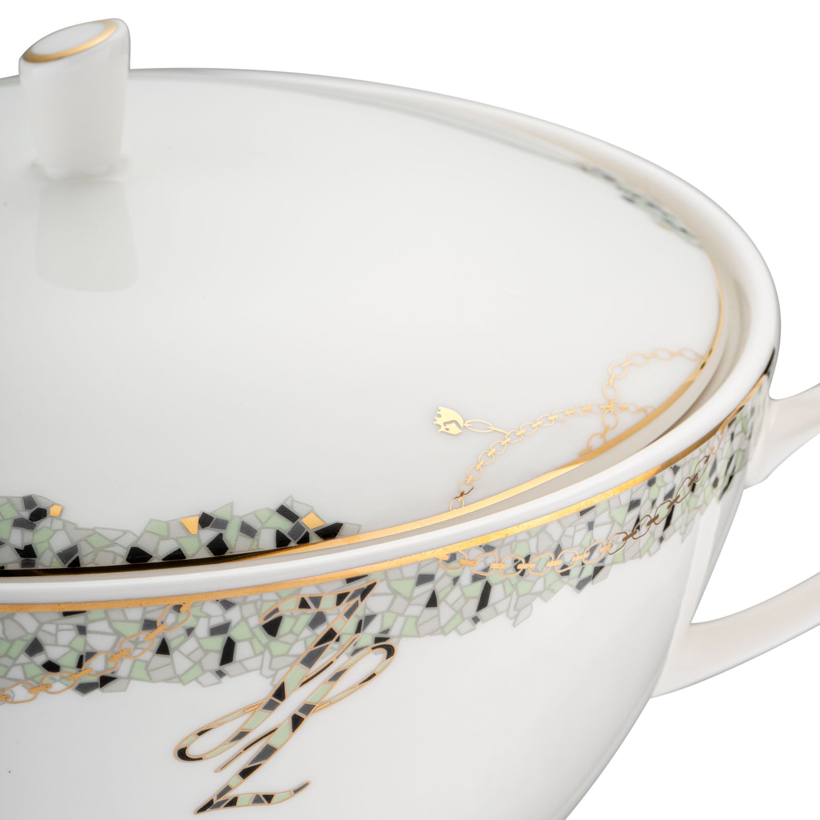 Jumbo Janti Gri 60 Parça 12 Kişilik Yemek Takımı