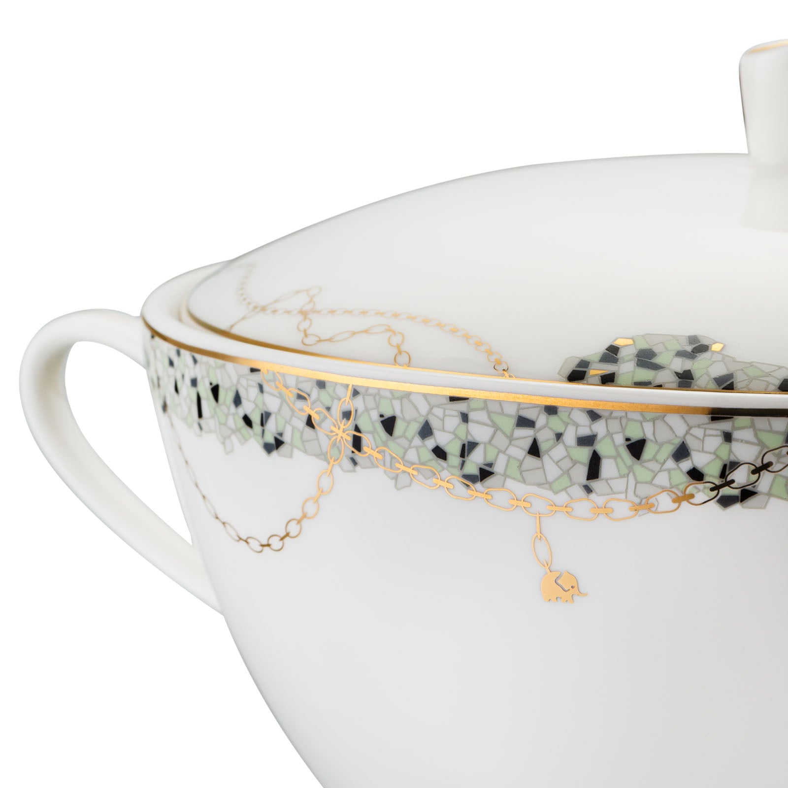 Jumbo Janti Gri 60 Parça 12 Kişilik Yemek Takımı