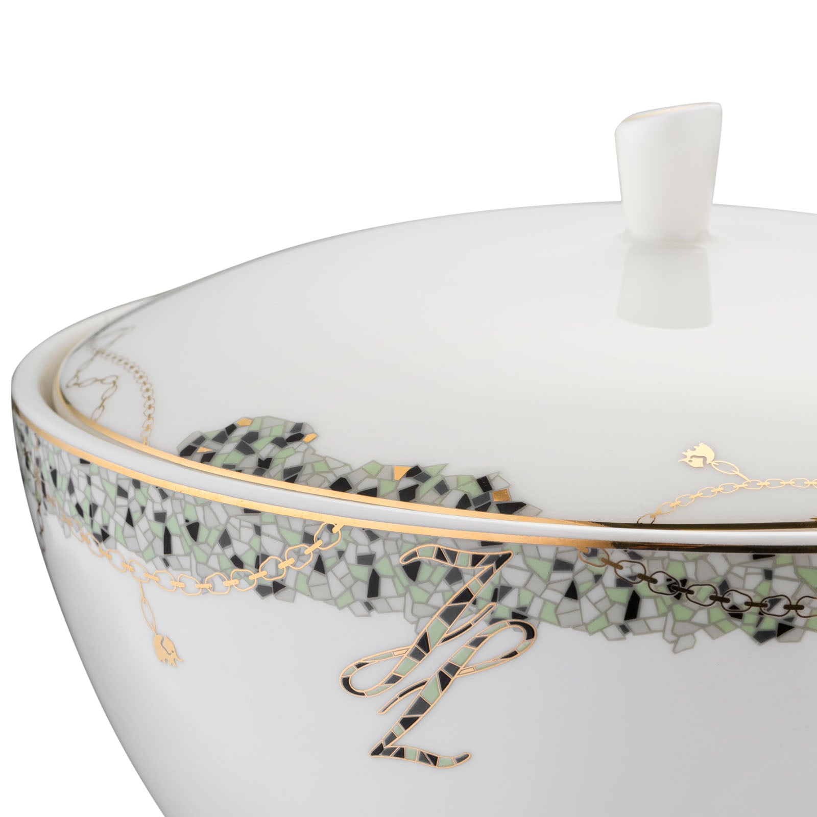 Jumbo Janti Gri 60 Parça 12 Kişilik Yemek Takımı